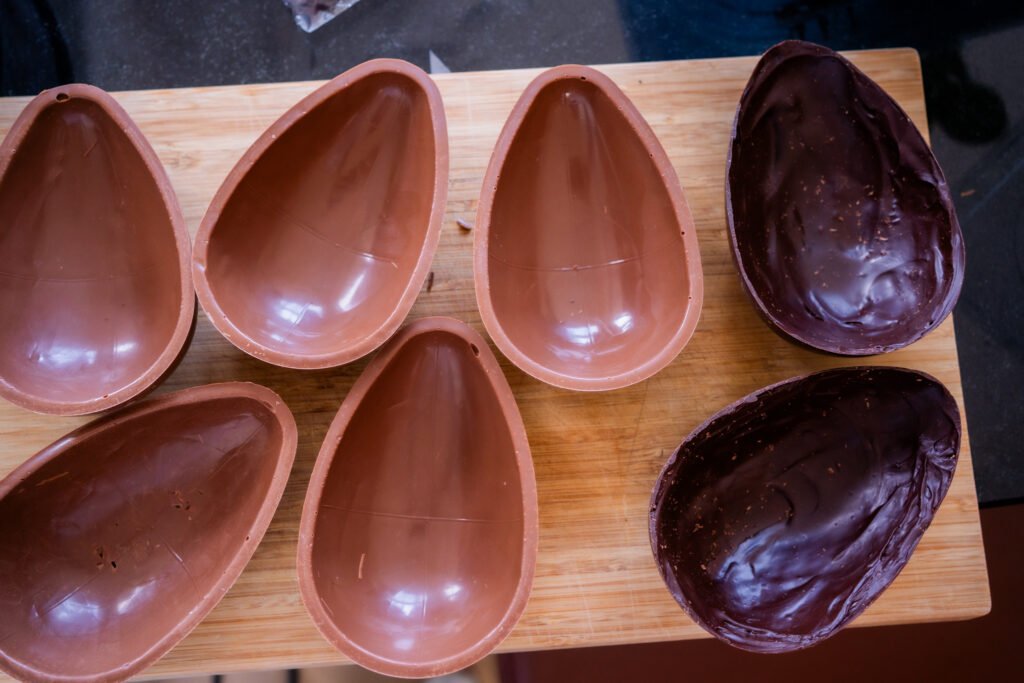 Casca de ovos da páscoa 