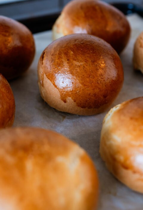 Pão Brioche, Pão de Hamburger, Pão Caseiro
